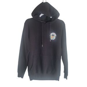 Buc-ee's Hoodie Adult Size Small S Black Space Theme Athleisure Comfort Classic